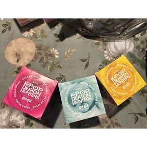 gui gui K-Pop Demon Hunters Slime Kit, Mira, Zoey & Derpy, Limited Gold Slime